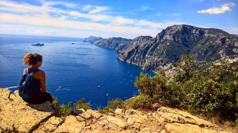 Sentiero degli Dei Pad van de Goden Positano Amalfi kust Salerno Italy