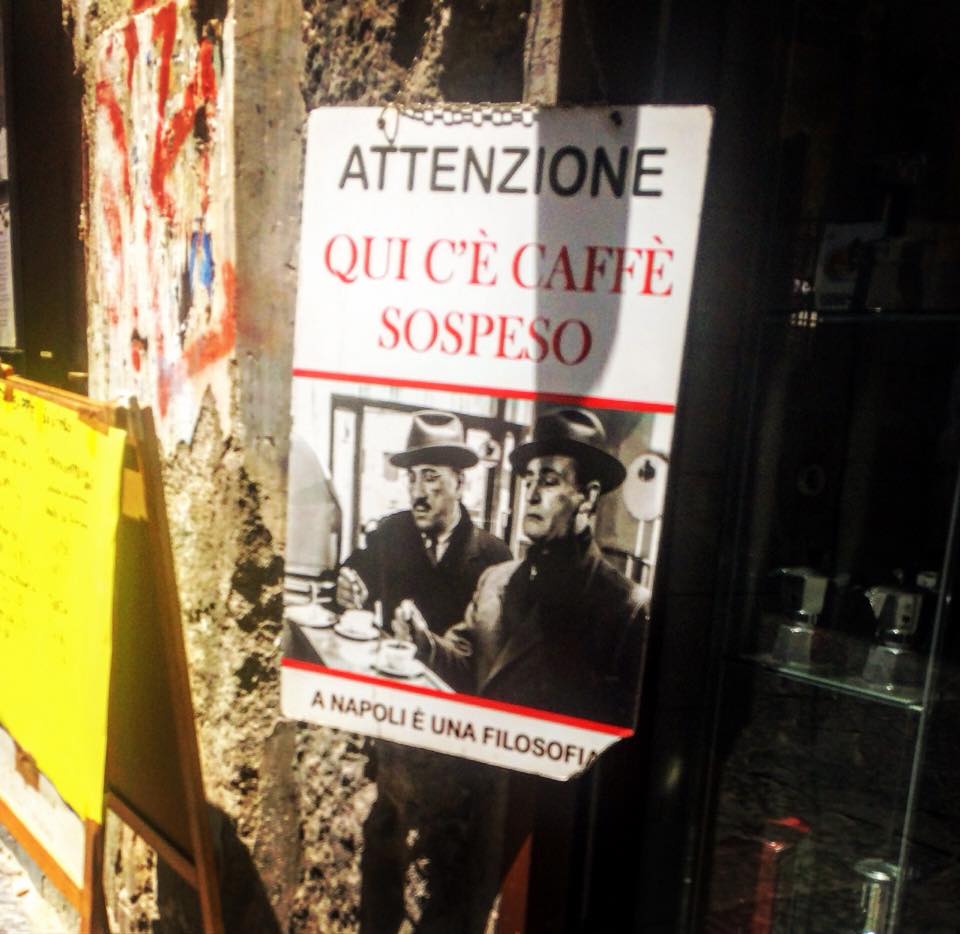 koffie, napels, naples, napoli, caffe sospeso 