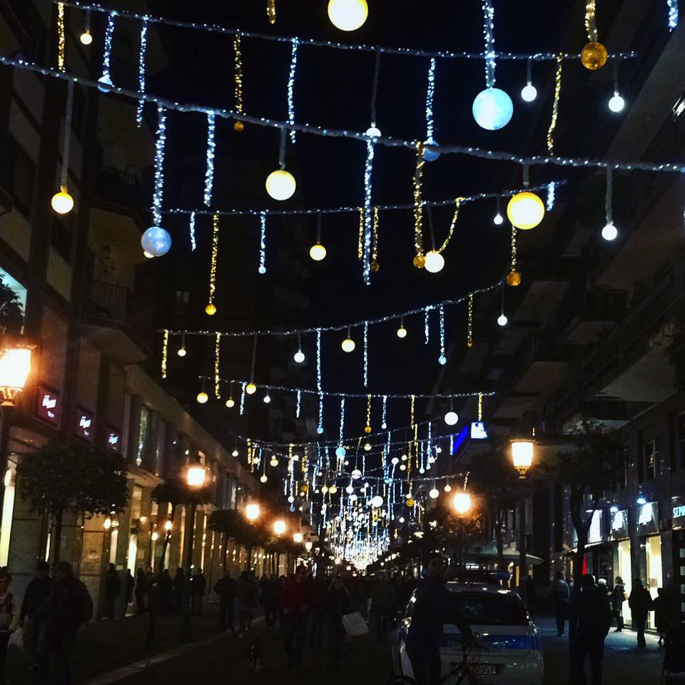 kerst, salerno, napels, naples, napoli, luci d'artista