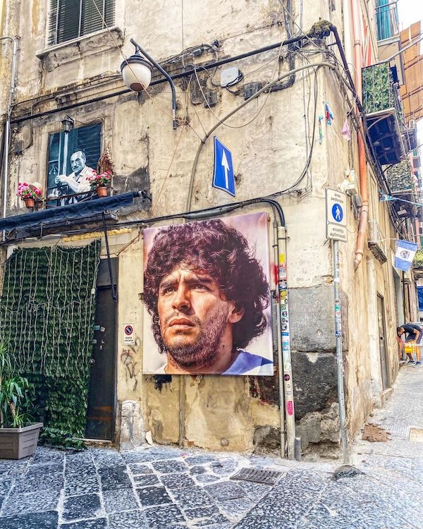 maradona voetbal napels napoli 