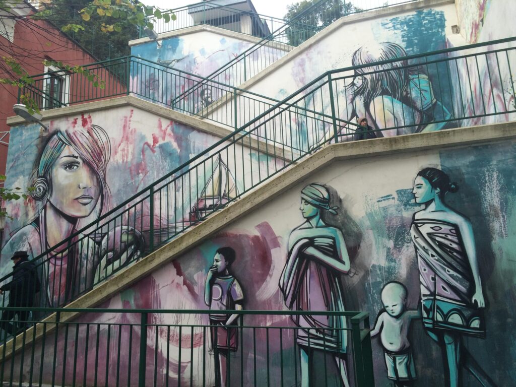 alice pasquini street art salerno