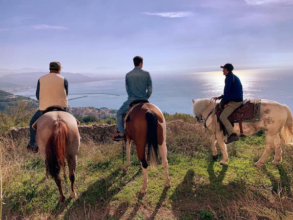 paard paardrijden amalfikust