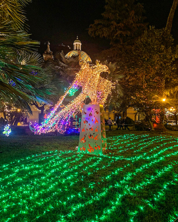 kerst salerno luci dartista 