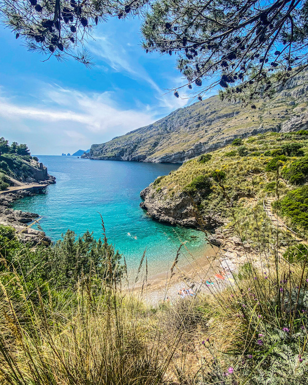 baia di ieranto nerano massa lubrense capri wandeling sorrento