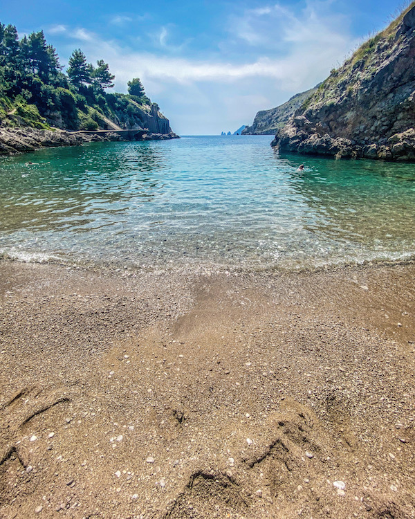 baia di ieranto nerano massa lubrense capri wandeling sorrento