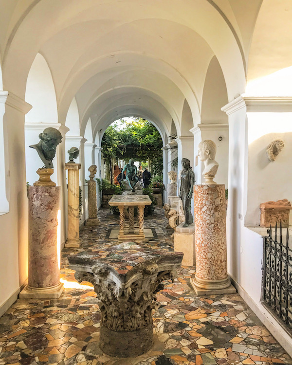 villa san michele loggia tuin capri