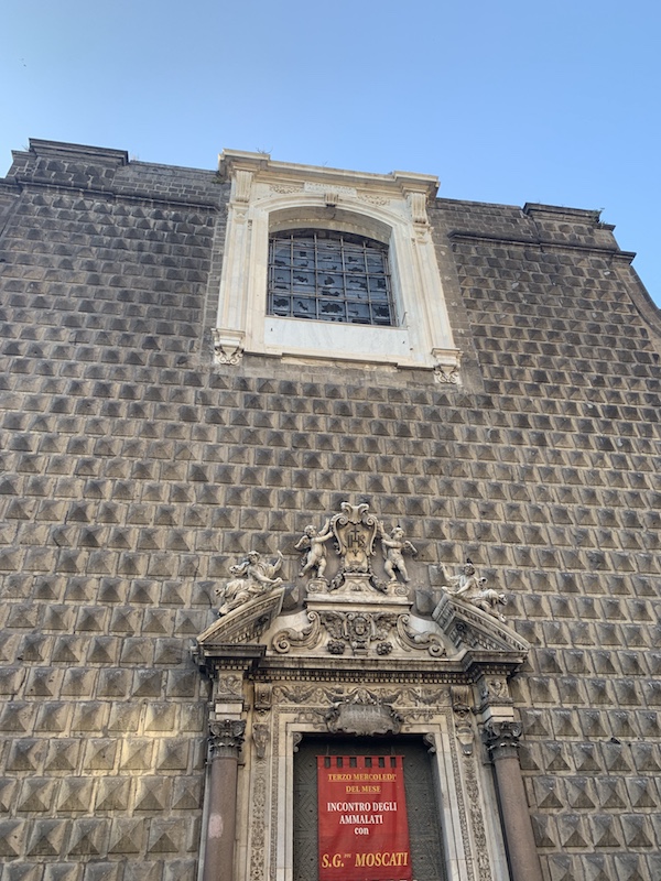 gesu nuovo gevel kerk napels