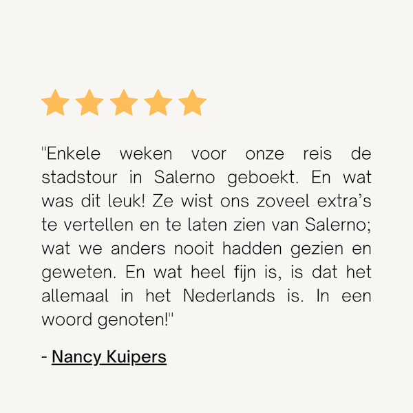 review tour napels salerno amalfi amalfikust nederlands nederlandstalig
