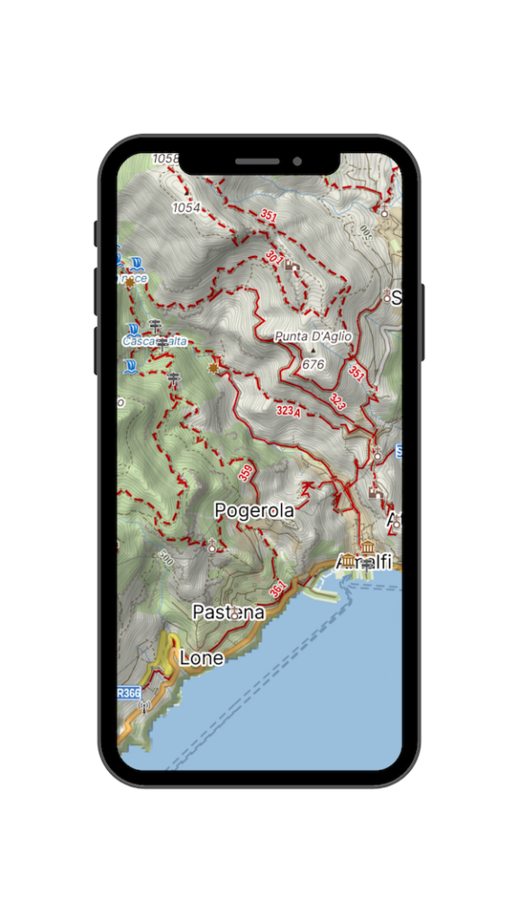 app mapy kaarten wandelen