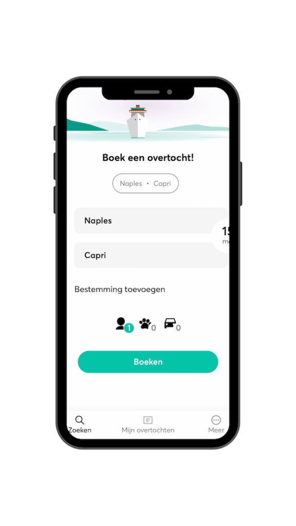 ferryhopper app veerboten napels capri ischia procida