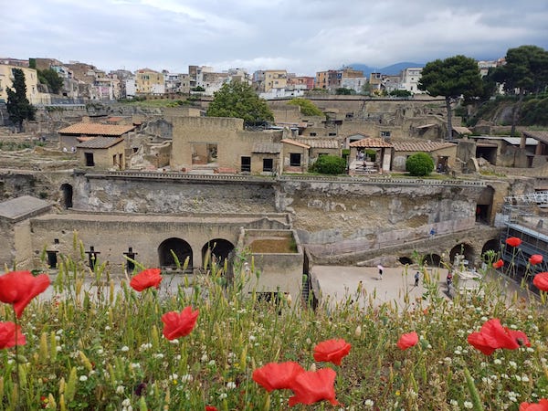 ercolano herculaneum opgravingen napels